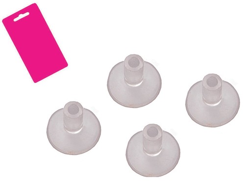 Ventose trasparenti con - , gambo